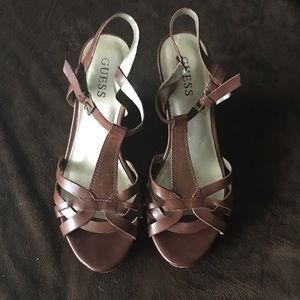 Brown Guess wedges