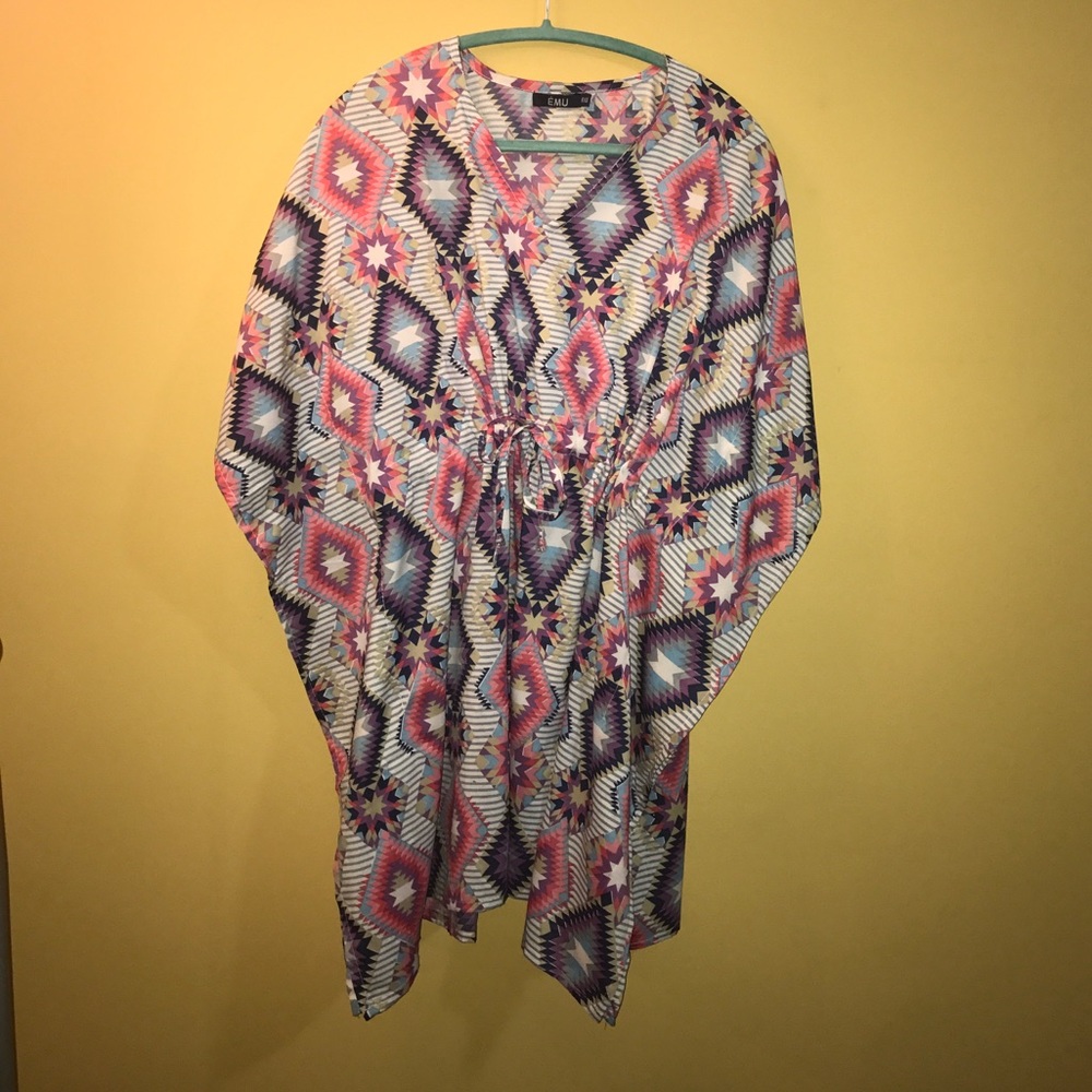 Bright Colored Flow Dress - Picture 2 of 5