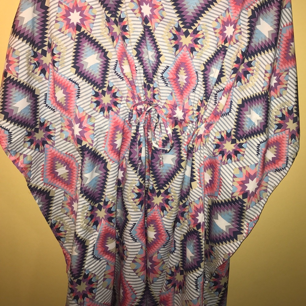 Bright Colored Flow Dress - Picture 3 of 5