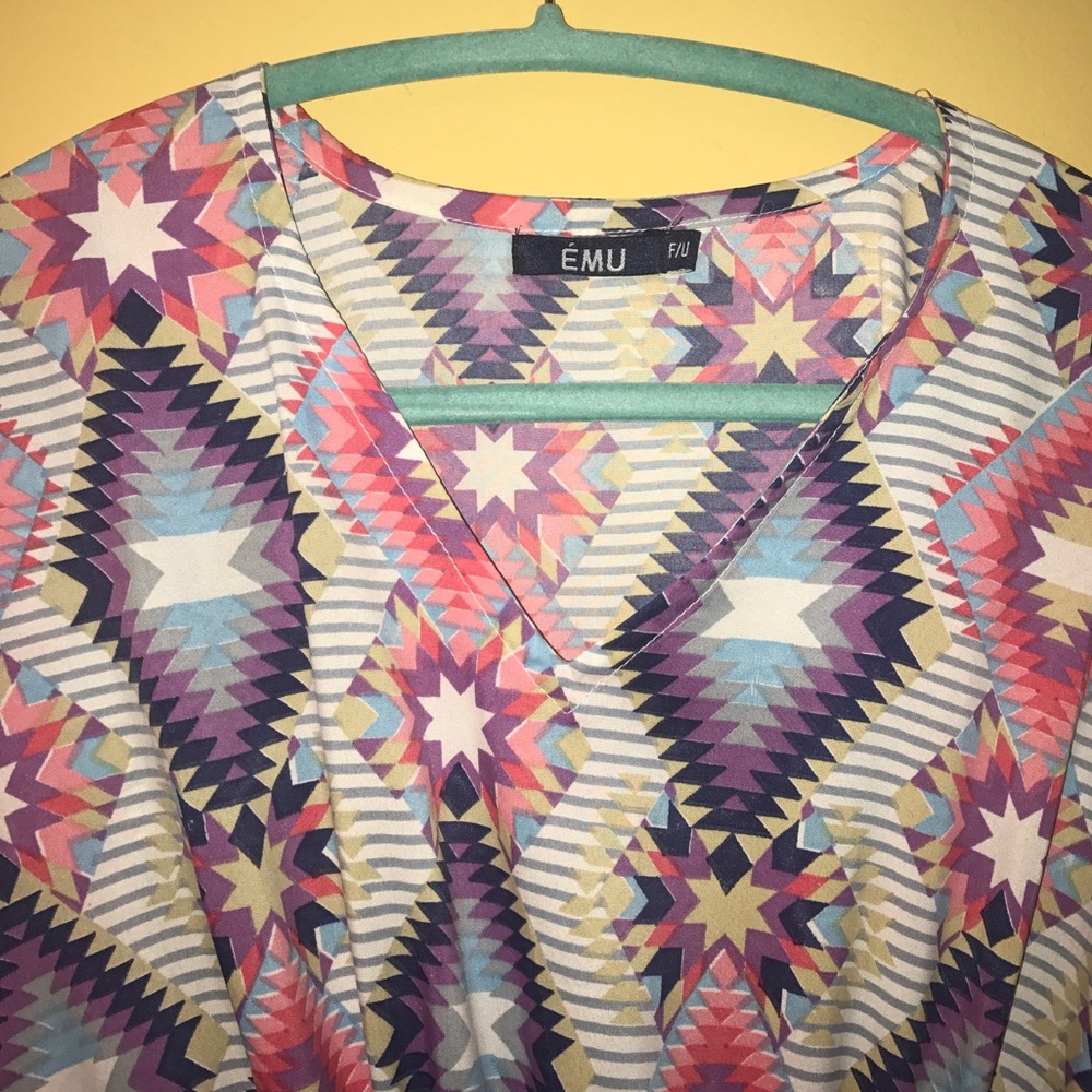 Bright Colored Flow Dress - Picture 4 of 5