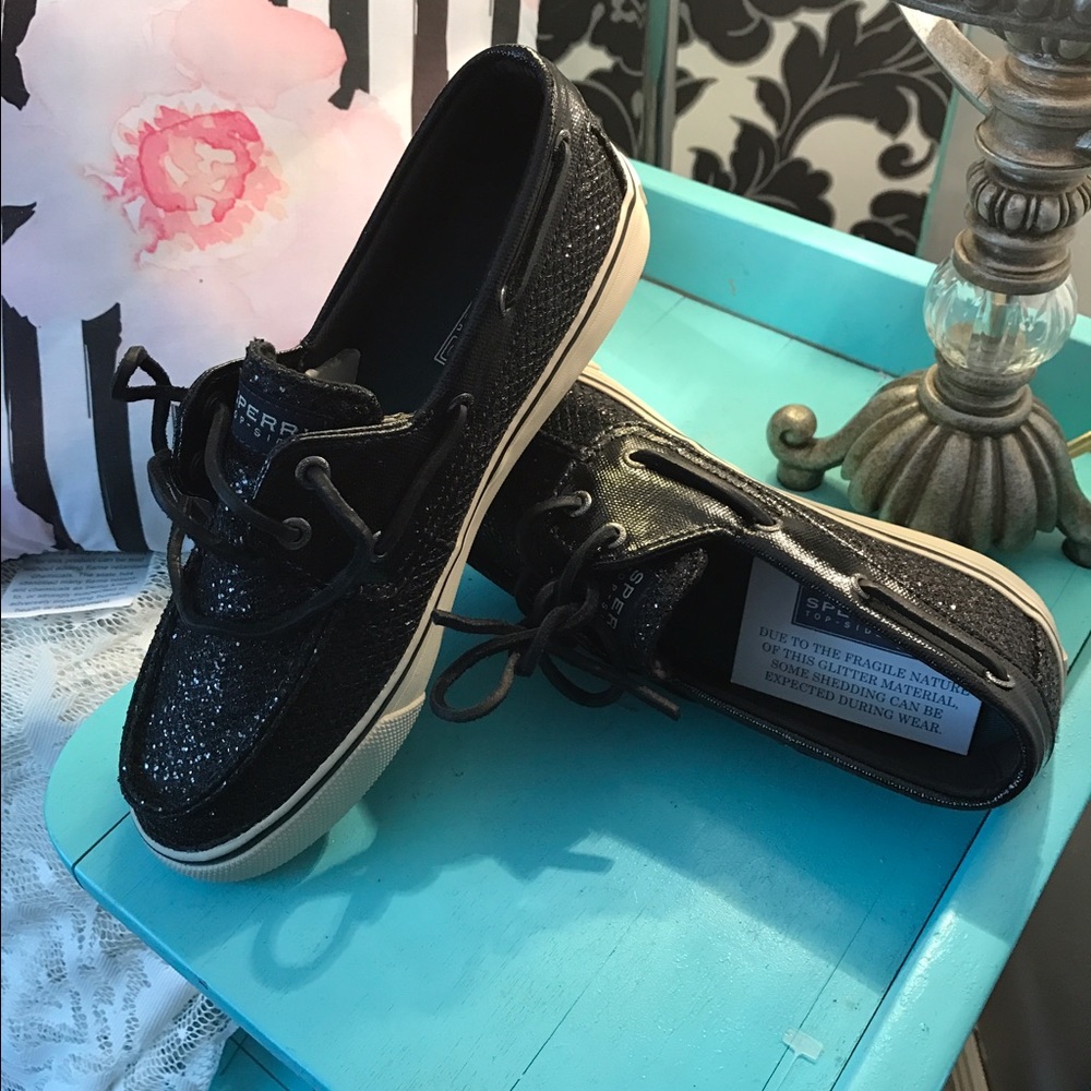 Sperry Top-Sider Bahama Glitter Black