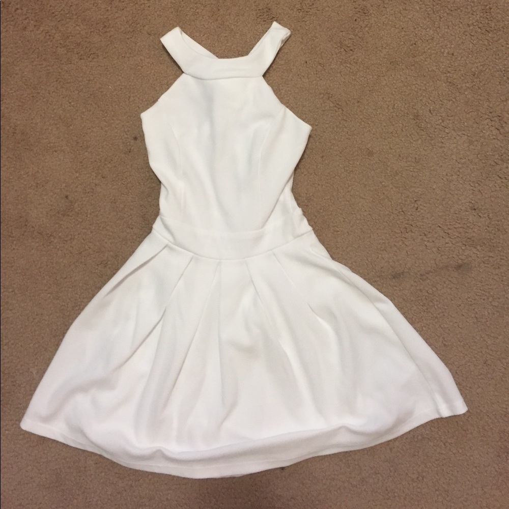 Dress with bow back