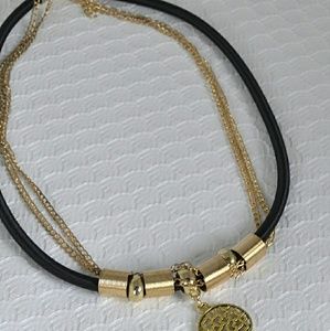 Gold Metallic Bead N Locket  Choker