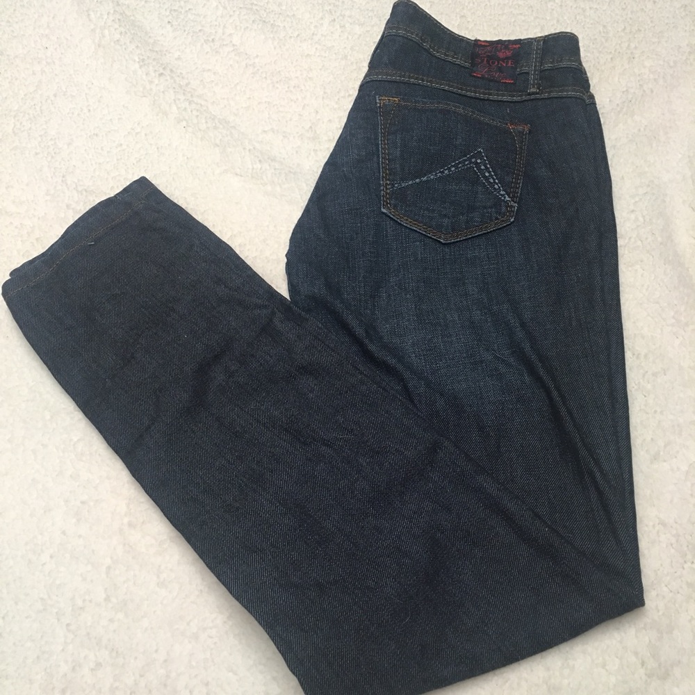 Stone love dark wash  skinny jeans 7