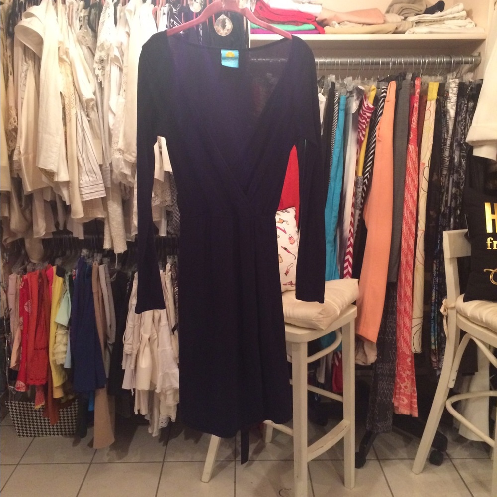 Cute plain navy dress