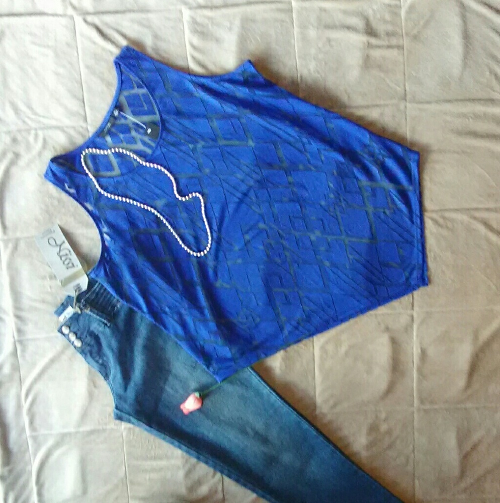 APT 9 Tank style uneven Dress Shirt Sz - XL