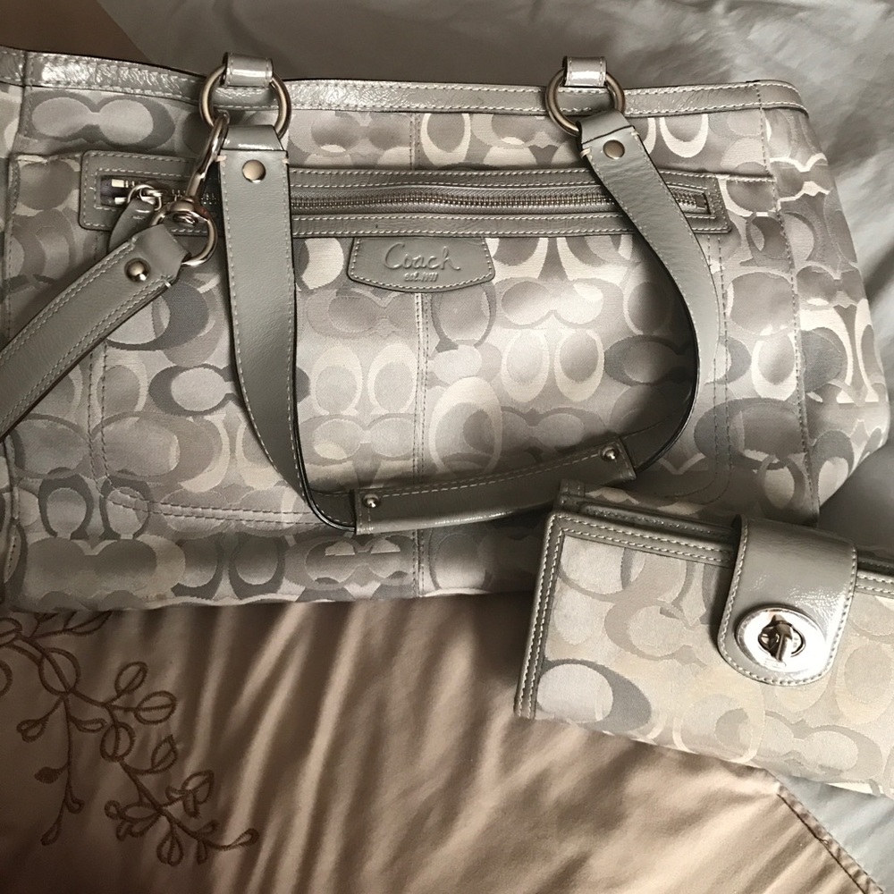‼️sold‼️Coach purse and wallet - Picture 1 of 8