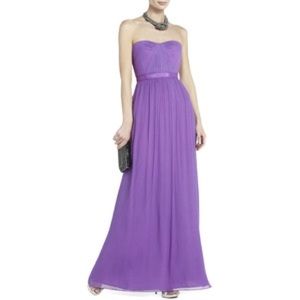 BCBG Purple Prom Dress