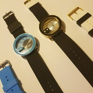 One pair of watches both FLUD (used occasionally)