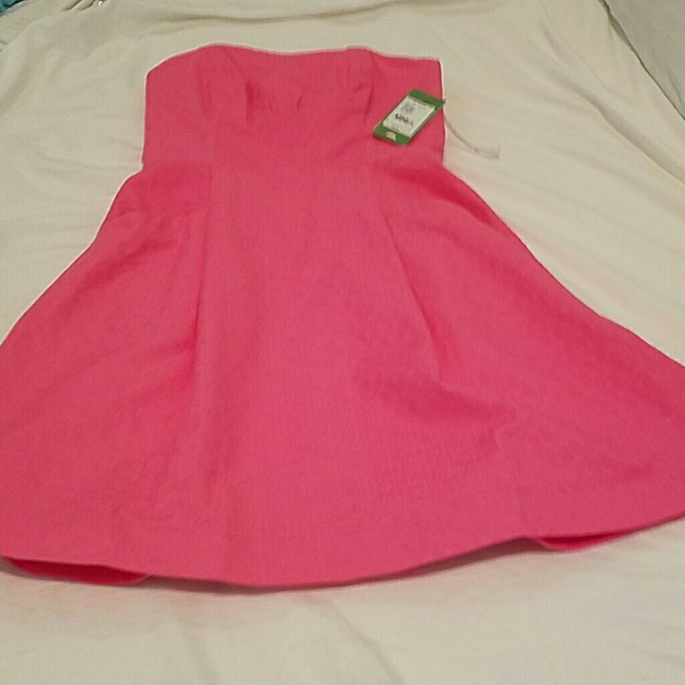 NBW Adorable pink strapless dress