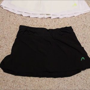 2 new, Never worn, head tennis skirts. Size small