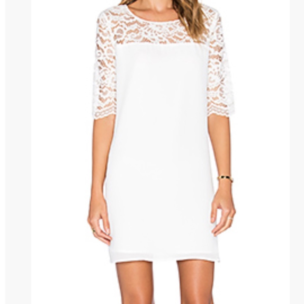 BB Dakota White Lace Dress