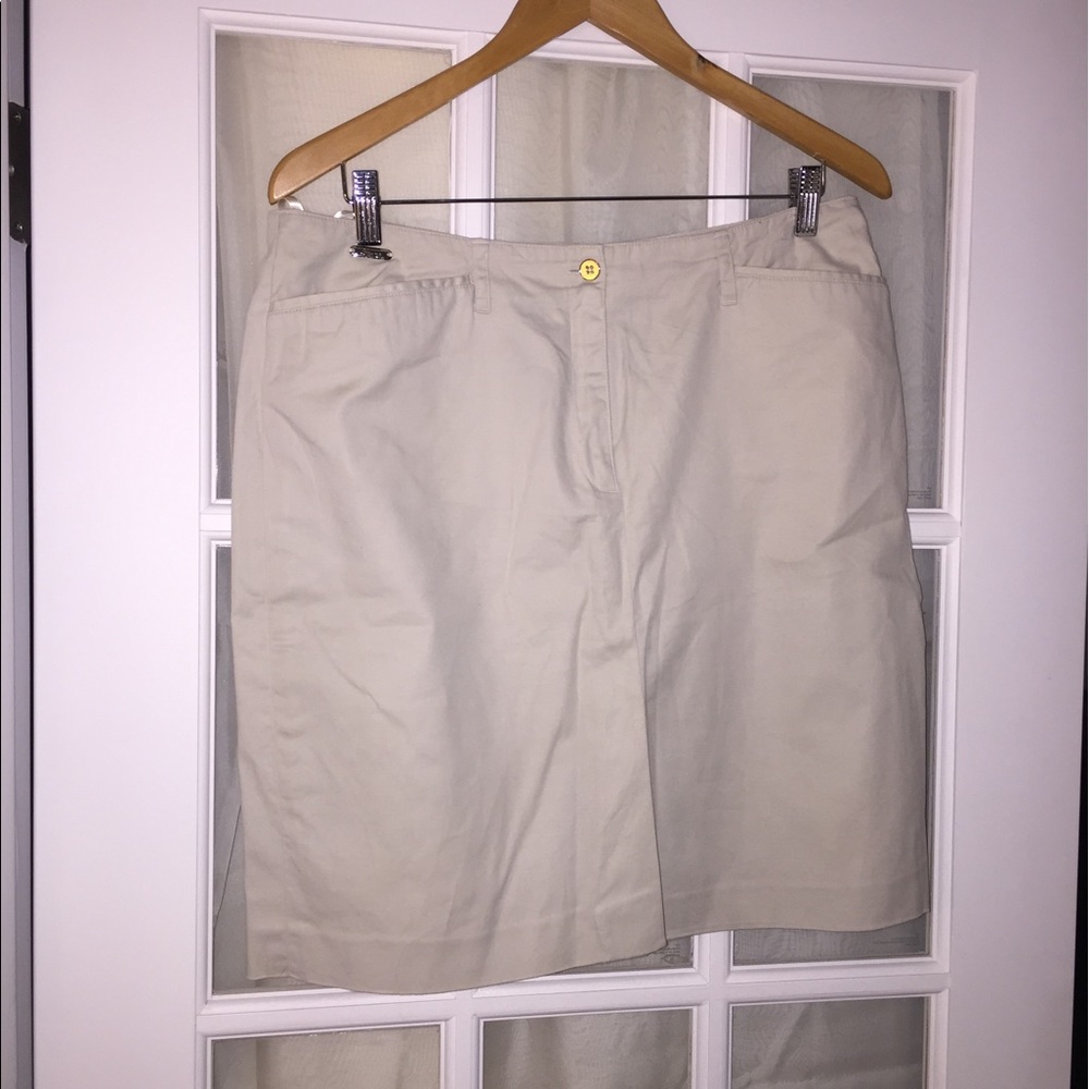 Ralph Lauren khaki skirt size 14