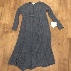LuLaRoe BNWT Sarah Cardigan Denim blue