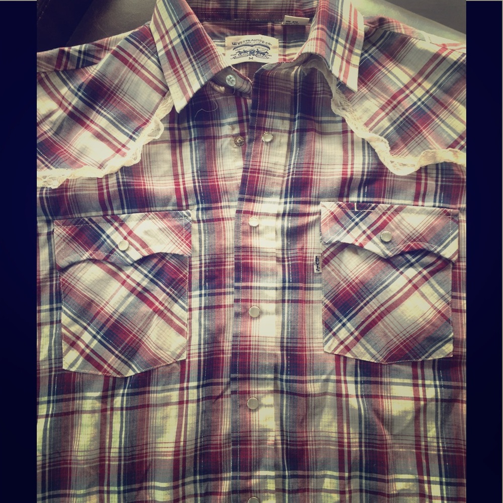 True Vintage Levi's Pearl Snap Cowgirl Shirt