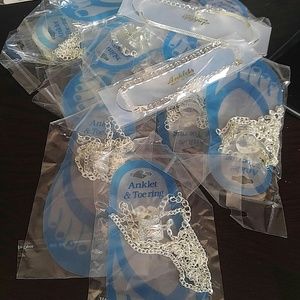 Ankle bracelets and toe rings bracelet