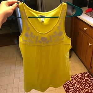 Old Navy Yellow tank top