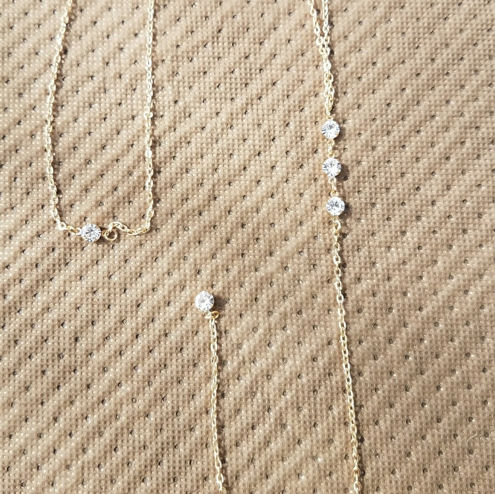 CRYSTAL BACKDROP BODY CHAIN - Picture 2 of 3