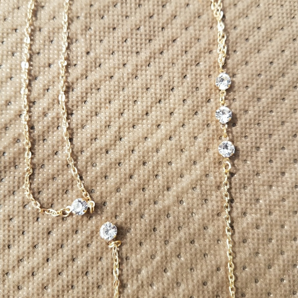 CRYSTAL BACKDROP BODY CHAIN - Picture 3 of 3