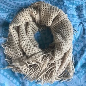 Tan infinity scarf