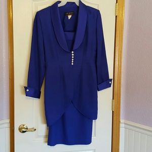 Royal Blue Suit Dress