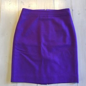 NWOT J.Crew Wool Pencil Skirt