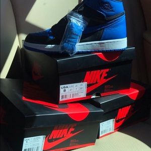 Jordan 1 Royal size 8 and 6