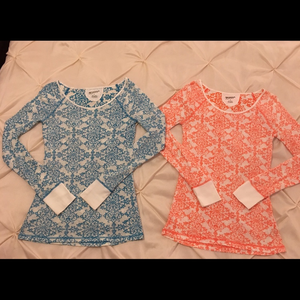 2 Thin Thermal Tees