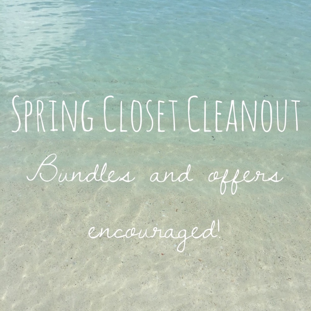Spring closet cleanout!