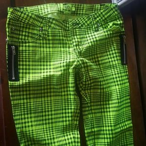 Punk skinny leg pants