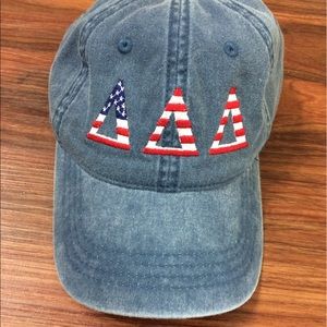 Tri delta American hat