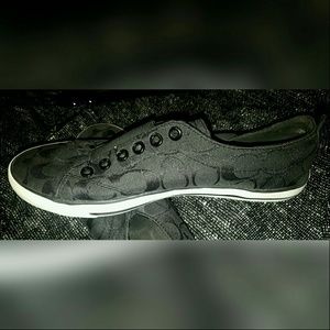 Black Coach "Summer" sneakers/tennis shoes 8.5