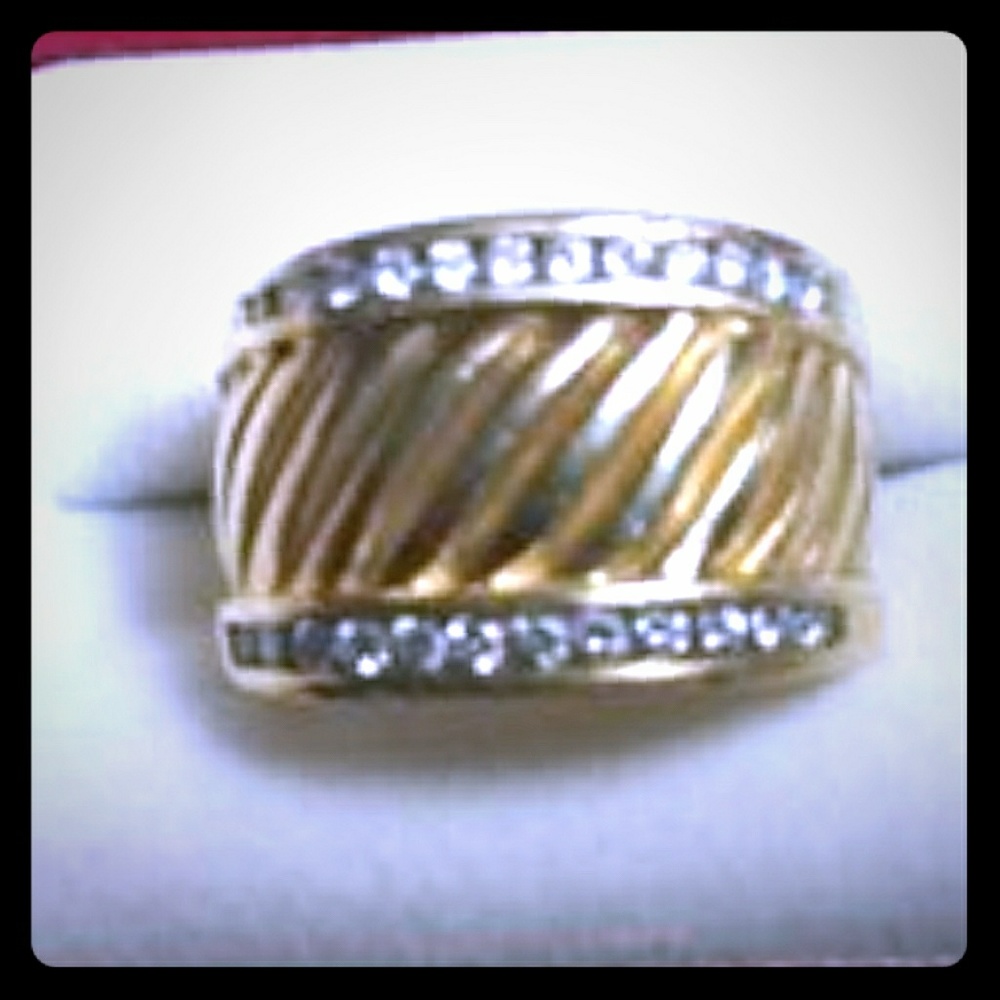 DAVID YURMAN SOLID 18 KT YELLOW GOLD RING - Picture 1 of 3