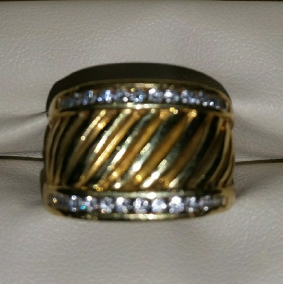 DAVID YURMAN SOLID 18 KT YELLOW GOLD RING - Picture 2 of 3