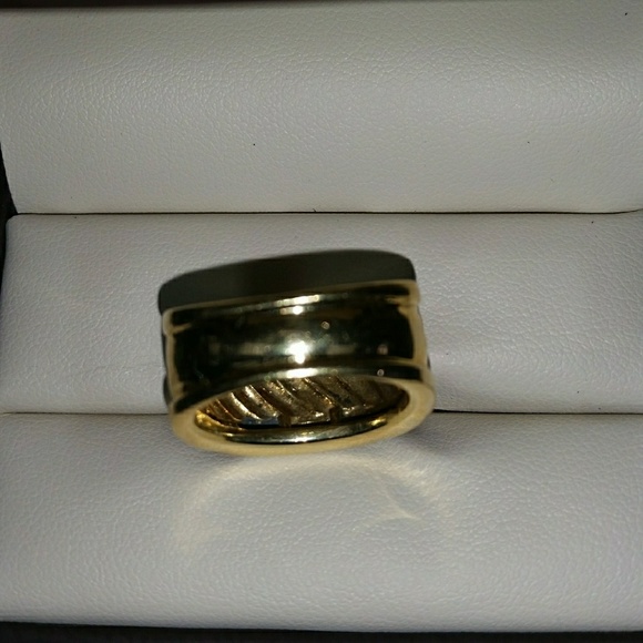 DAVID YURMAN SOLID 18 KT YELLOW GOLD RING - Picture 3 of 3