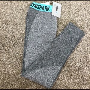 Gymshark Flex leggings turquoise/grey
