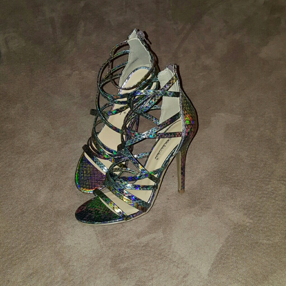 Paper Fox 4.5 inch Heels NWOT