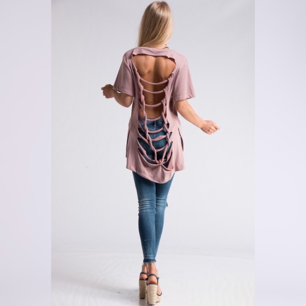 Alexis Distressed Back Top  - Picture 5 of 5