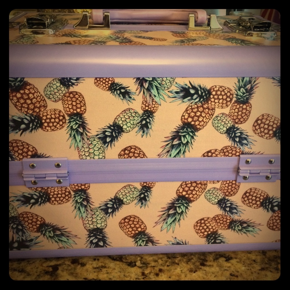 ❌NOT FOR SALE❌ Makeup train case and collection!