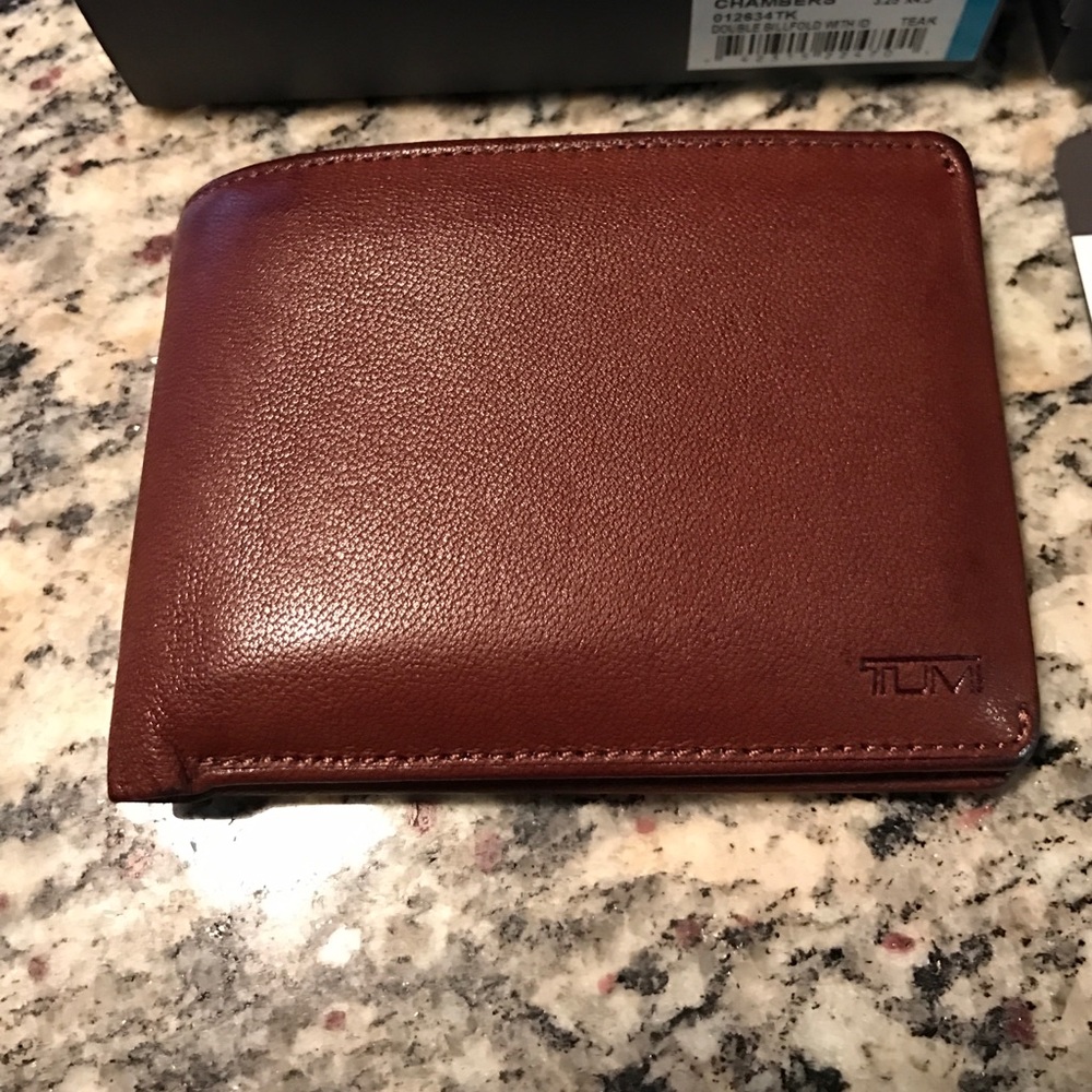 Tumi Double Billfold Wallet with ID