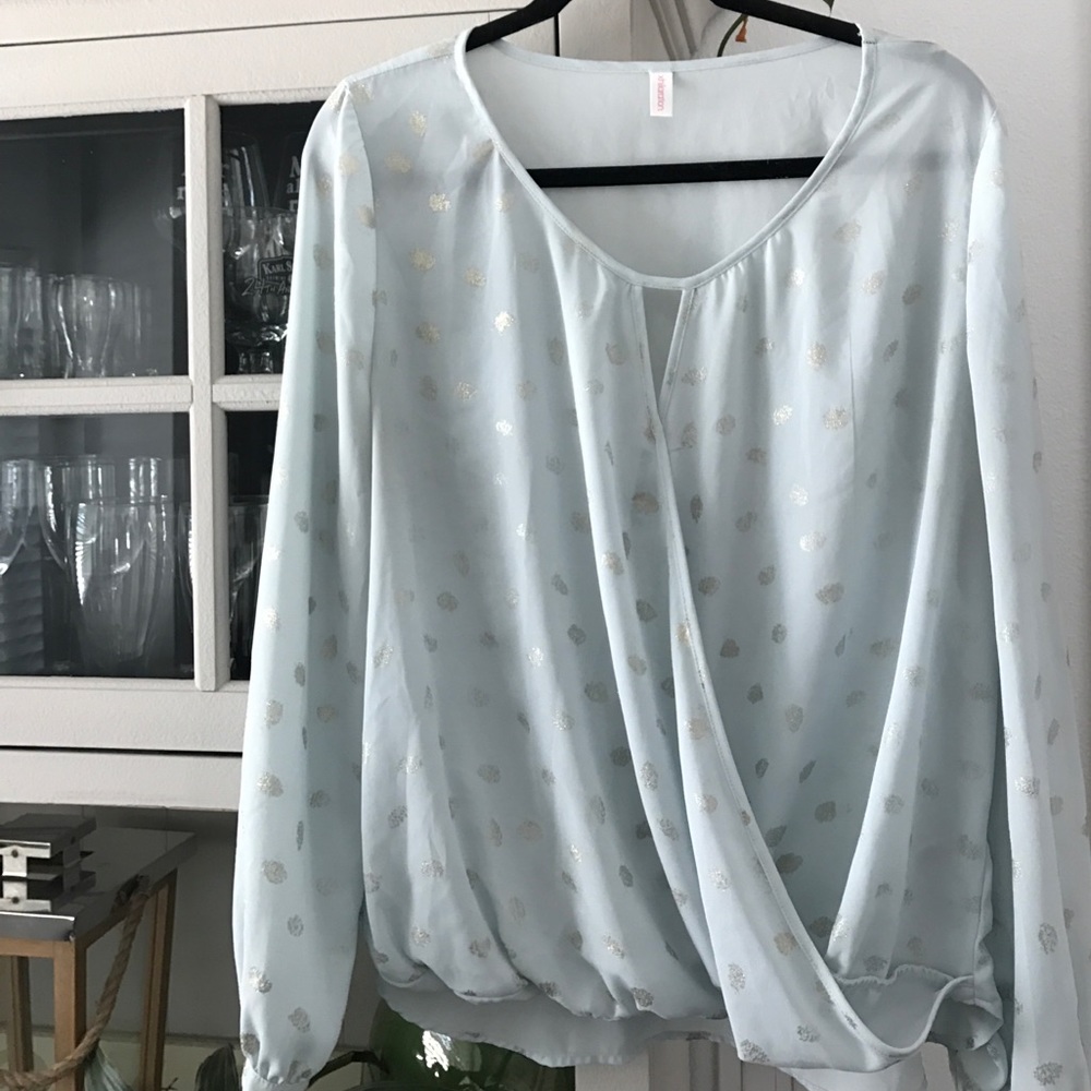 Light Blue Blouse