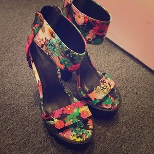 Floral heels