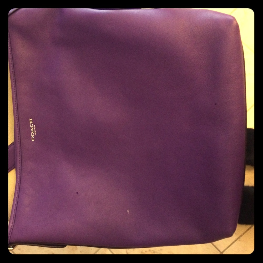 ❌NOT FOR SALE❌ Deep Purple Coach Shoulder Purse