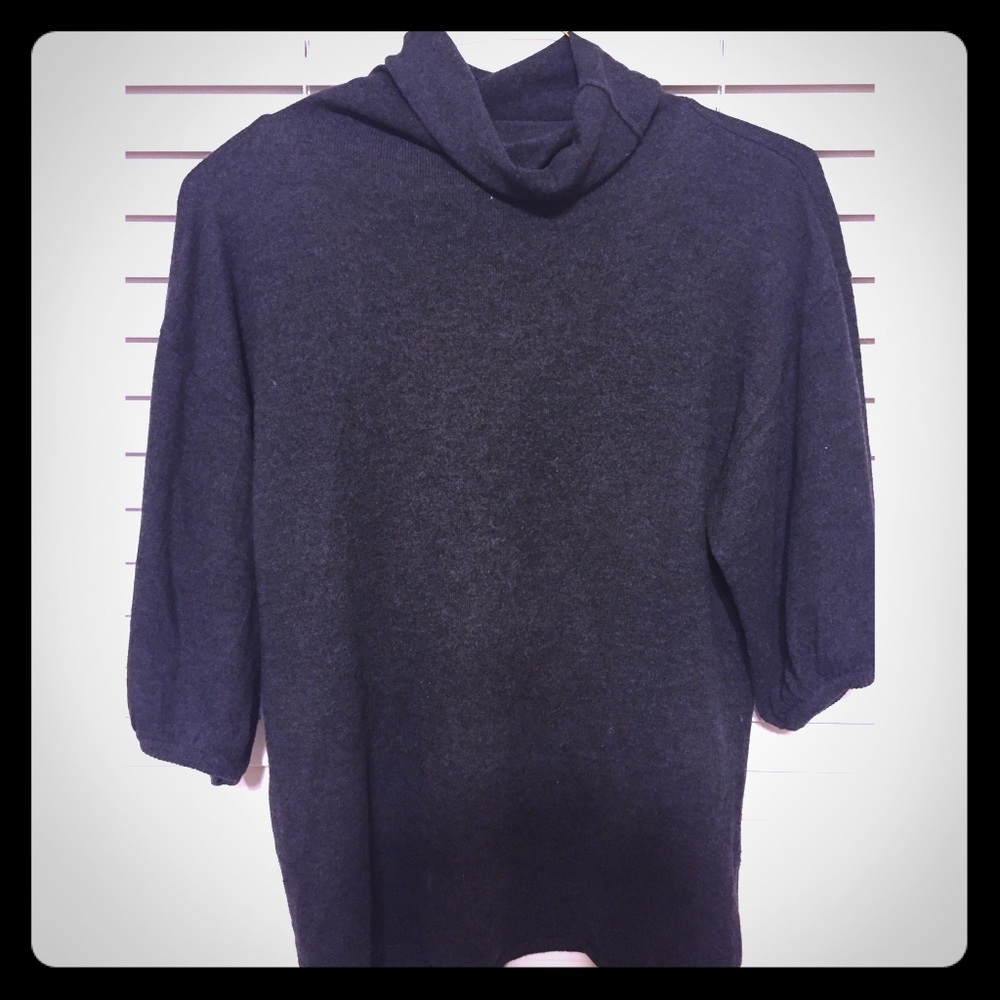 Ann Taylor Quarter Sleeve Turtleneck Sweater