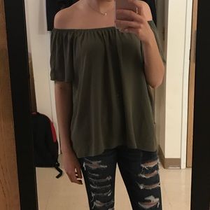 off the shoulders top