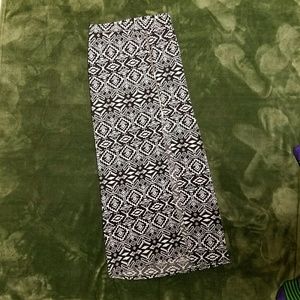 Sexy Charlotte Russe Bodycon Tribal Maxi Skirt M Whimsy Goth