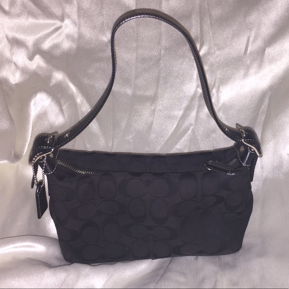 Black coach bag in great condition