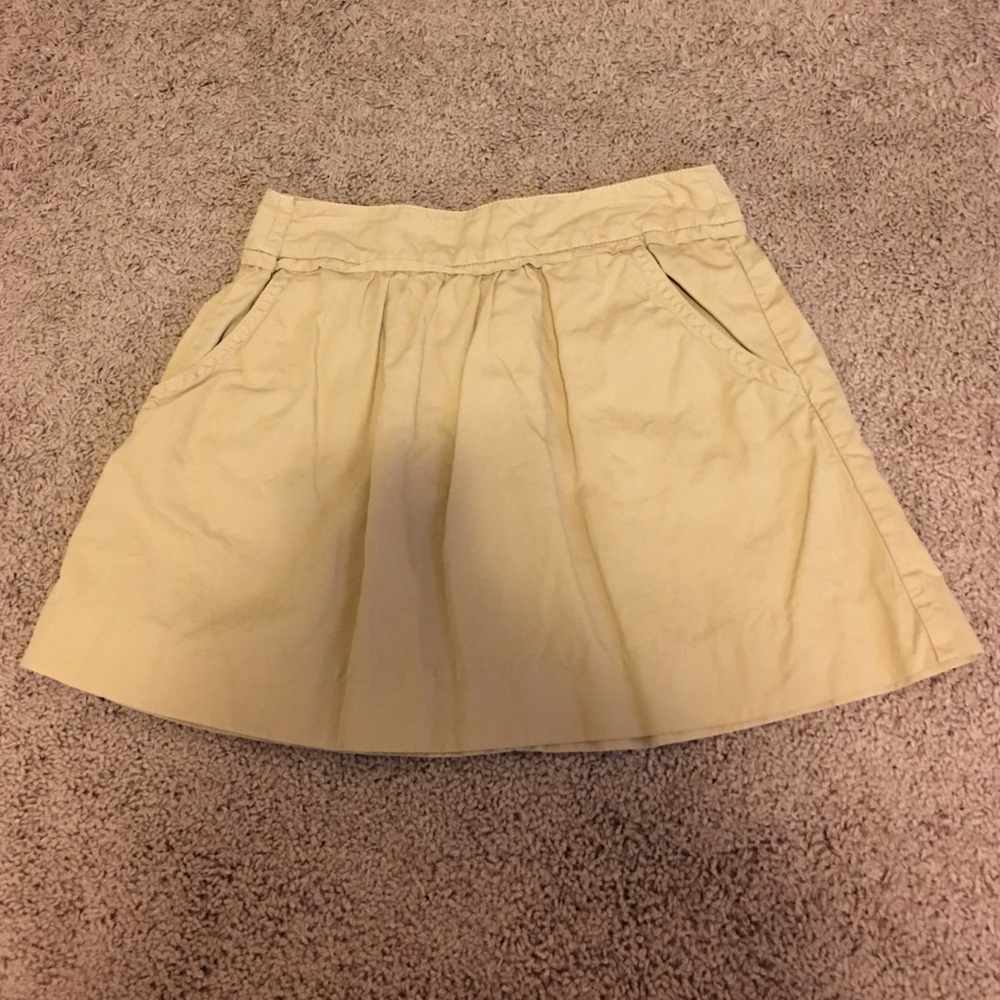 J Crew Khaki Skirt