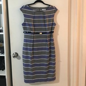 Calvin Klein striped dress