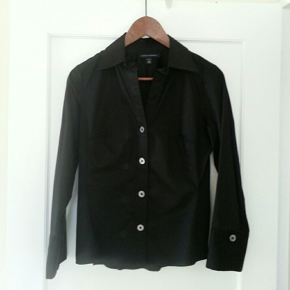 Perfect Button Up Shirt Black